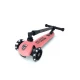 Trotineta copii pliabila cu roti luminoase Scoot and Ride HighwayKick 3 Peach