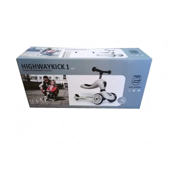 Trotineta copii transformabila 2 in 1 Scoot and Ride HighwayKick 1 Ash Trotineta copii transformabila 2 in 1 Scoot and Ride HighwayKick 1 Ash