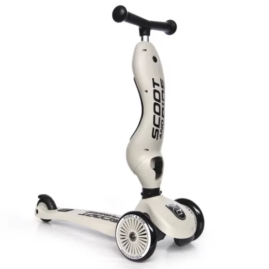 Trotineta copii transformabila 2 in 1 Scoot and Ride HighwayKick 1 Ash Trotineta copii transformabila 2 in 1 Scoot and Ride HighwayKick 1 Ash