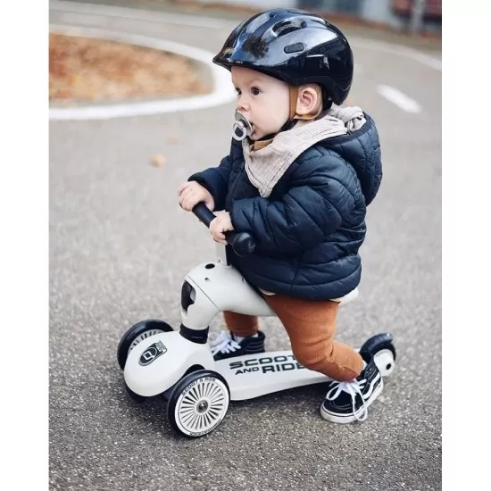 Trotineta copii transformabila 2 in 1 Scoot and Ride HighwayKick 1 Ash Trotineta copii transformabila 2 in 1 Scoot and Ride HighwayKick 1 Ash
