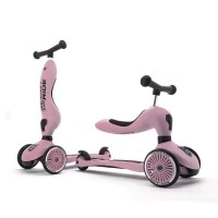 Trotineta copii transformabila 2 in 1 Scoot and Ride HighwayKick 1 Rose
