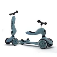 Trotineta copii transformabila 2 in 1 Scoot and Ride HighwayKick 1 Steel Bleu