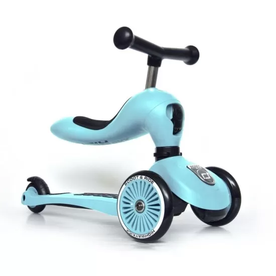 Trotineta copii transformabila 2 in 1 Scoot and Ride HighwayKick 1 Blueberry Trotineta copii transformabila 2 in 1 Scoot and Ride HighwayKick 1 Blueberry