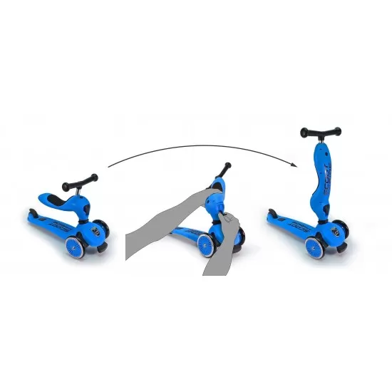 Trotineta copii transformabila 2 in 1 Scoot and Ride HighwayKick 1 Blueberry Trotineta copii transformabila 2 in 1 Scoot and Ride HighwayKick 1 Blueberry