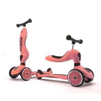 Trotineta copii transformabila 2 in 1 Scoot and Ride HighwayKick 1 Peach