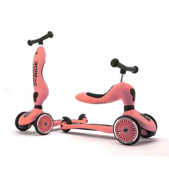 Trotineta copii transformabila 2 in 1 Scoot and Ride HighwayKick 1 Peach Trotineta copii transformabila 2 in 1 Scoot and Ride HighwayKick 1 Peach