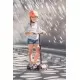 Trotineta pliabila pentru copii si adulti cu roti luminoase Scoot & Ride Highwaykick 5 Peach