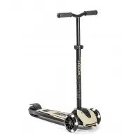 Trotineta pliabila pentru copii si adulti cu roti luminoase Scoot & Ride Highwaykick 5 Ash