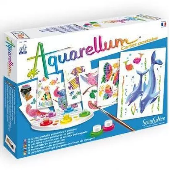 Set pictura Aquarellum - Carti Postale Animale