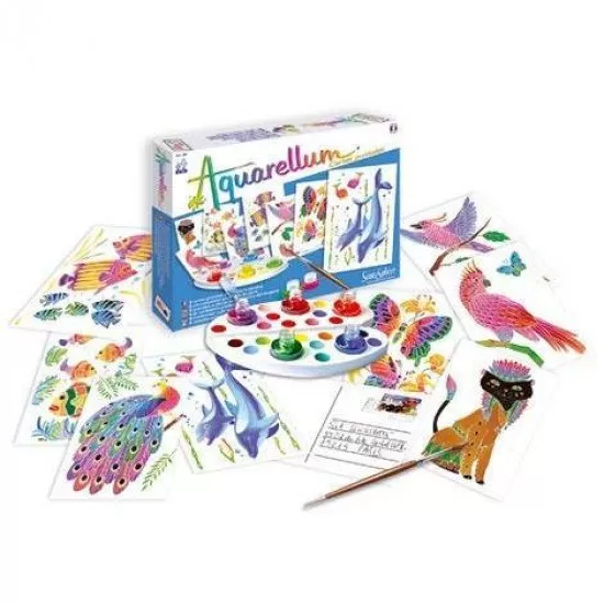 Set pictura Aquarellum - Carti Postale Animale