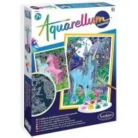 Set pictura Aquarellum Fosforescent Unicorn