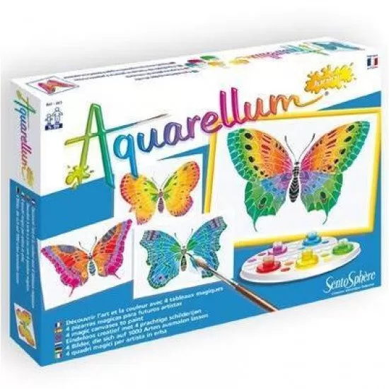 Set pictura Aquarellum Junior - Fluturi Set pictura Aquarellum Junior - Fluturi