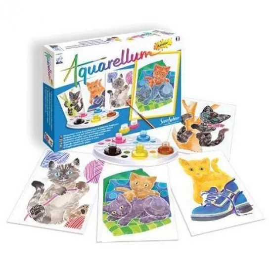 Set pictura Aquarellum Junior Pisicuta Set pictura Aquarellum Junior Pisicuta