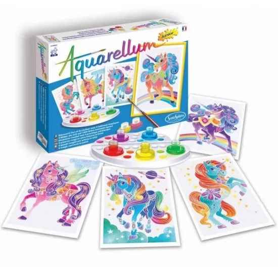 Set pictura Aquarellum Junior Unicorni
