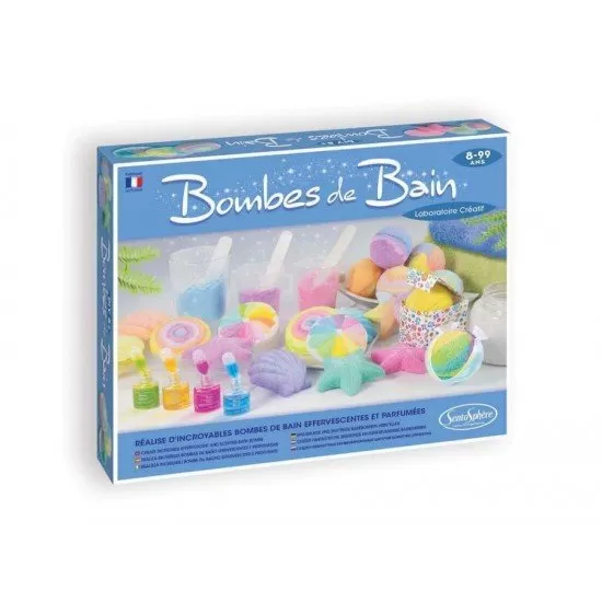 Set creativ - Bombite de baie, efervescente si parfumate Set creativ - Bombite de baie, efervescente si parfumate