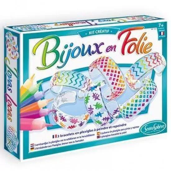 Kit creativ - Bratari de pictat Kit creativ - Bratari de pictat