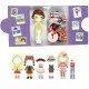 Set magnetic 37 piese - Imbraca papusa Chloe Set magnetic 37 piese - Imbraca papusa Chloe