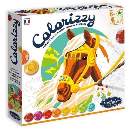 Pictura pe numere Colorizzy - Cai Pictura pe numere Colorizzy - Cai