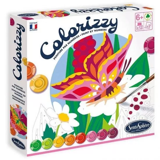 Pictura pe numere Colorizzy - Fluturi Pictura pe numere Colorizzy - Fluturi
