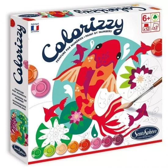 Pictura pe numere Colorizzy - Pesti Pictura pe numere Colorizzy - Pesti