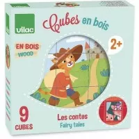 Cuburi puzzle Poveste 9 piese