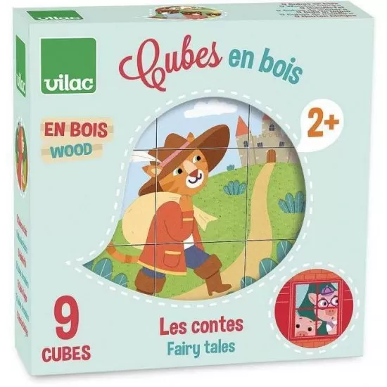 Cuburi puzzle Poveste 9 piese Cuburi puzzle Poveste 9 piese