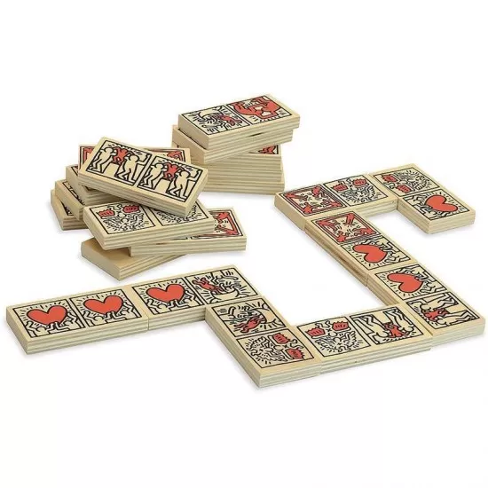 Joc Domino din lemn Keith Haring Joc Domino din lemn Keith Haring