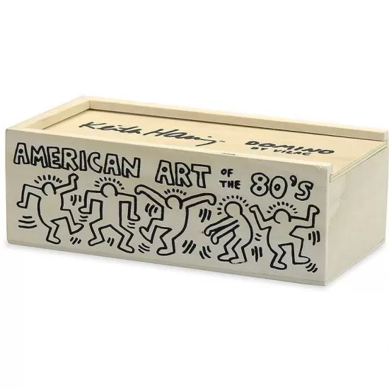 Joc Domino din lemn Keith Haring Joc Domino din lemn Keith Haring