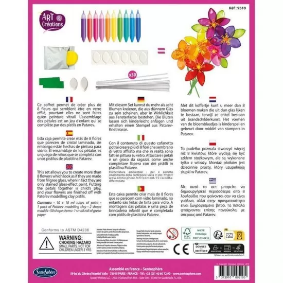 Kit creativ - Flori de Cristal Kit creativ - Flori de Cristal