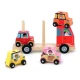 Camion cu 4 masinute din lemn Vilac Camion cu 4 masinute din lemn Vilac