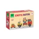 Camion cu 4 masinute din lemn Vilac Camion cu 4 masinute din lemn Vilac