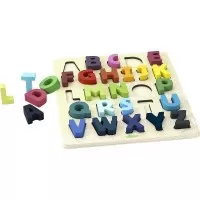 Puzzle ABC din lemn 26 piese Vilac