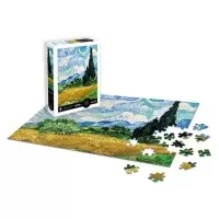 Puzzle Camp de grau cu chiparosi 1000 piese