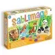 Set creativ cu nisip colorat Sablimage - Animale in pericol Set creativ cu nisip colorat Sablimage - Animale in pericol