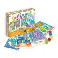 Set creativ cu nisip colorat Sablimage - Pesti si delfini
