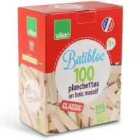 Set constructie 100 de piese lemn