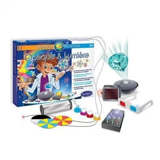 Set cu 24 experimente - Optica si Lumina Set cu 24 experimente - Optica si Lumina