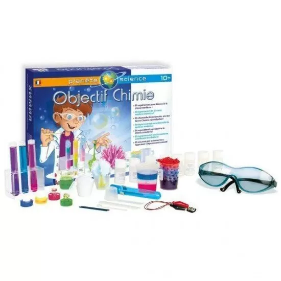 Set cu 30 experimente - Obiectiv chimie Set cu 30 experimente - Obiectiv chimie