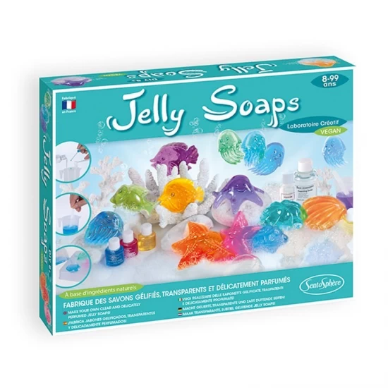 Set creativ sapunuri cu textura de jeleu Set creativ sapunuri cu textura de jeleu