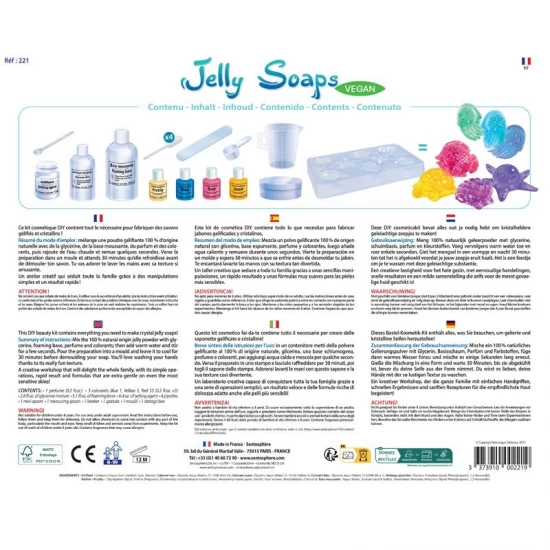 Set creativ sapunuri cu textura de jeleu Set creativ sapunuri cu textura de jeleu