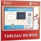 Tabla alba-neagra de lemn cu sevalet Jeu Jura Tabla alba-neagra de lemn cu sevalet Jeu Jura