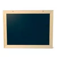 Tabla din lemn reversibila 58 x 45 cm cu litere si cifre magnetice