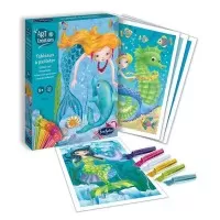 Kit creativ tablou sclipici - Sirena