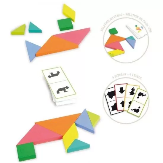 Joc Tangram Dublu Joc Tangram Dublu
