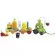Jucarie educativa - Tractor multiactivitati din lemn Jucarie educativa - Tractor multiactivitati din lemn