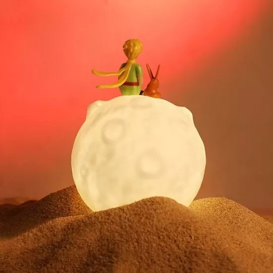 Veioza tactila - Luna si Micul Print Veioza tactila - Luna si Micul Print