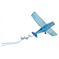 Zmeu cu sfoara Avion albastru cu elice Vilac 120x90 cm
