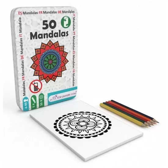 Joc 50 de desene - Mandala Joc 50 de desene - Mandala