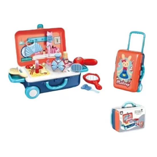 Set accesorii frumusete in troller 16 piese Set accesorii frumusete in troller 16 piese