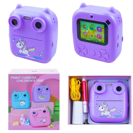 Aparat foto cu 2 camere instant pentru copii Aparat foto cu 2 camere instant pentru copii